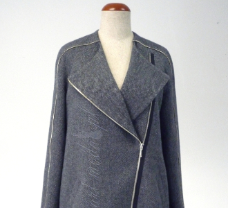 Art Moda Płaszcz z zamkami